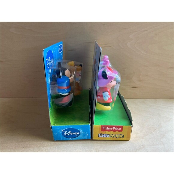 Fisher Price Little People Magic of Disney Mickey Pluto Minnie Daisy Bundle New - Picture 11 of 16